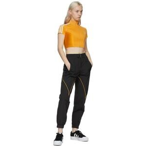 Adidas Women's Paolina Russo Edition Piping Track Pants in Black Small MSRP $100